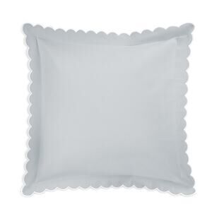 Matouk 061 Diamond Pique Euro Sham Scalloped Edge 27 x 27 Pool NWT $150
